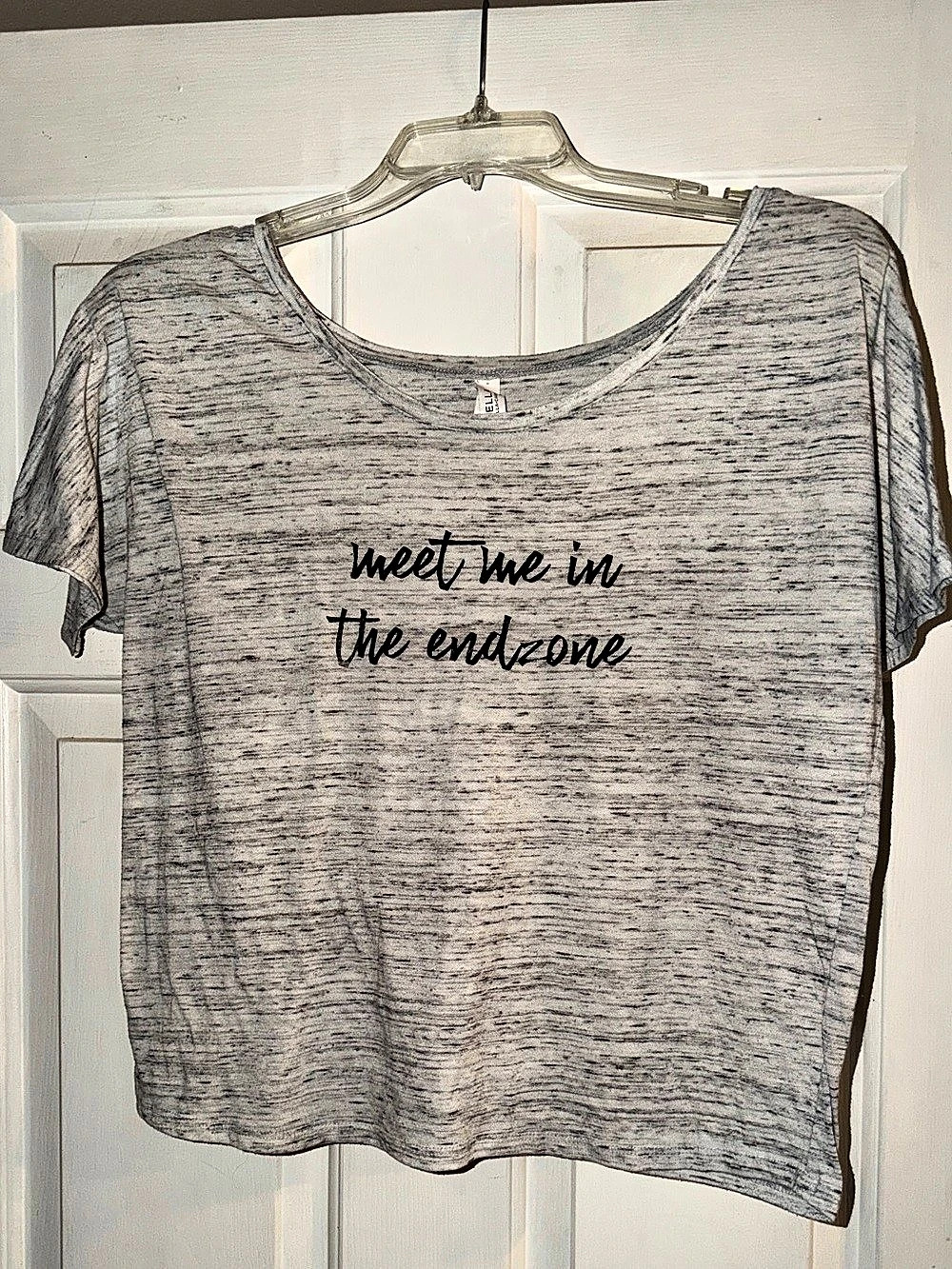 Custom boutique Graphic Short Sleeve Tee in Gray Size Medium Like New